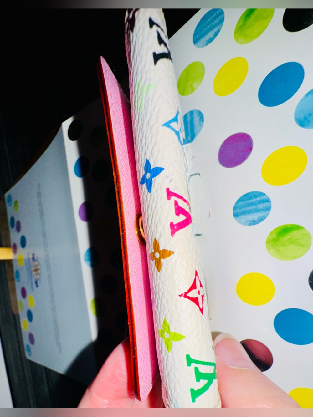 Louis Vuitton Takashi Murakami Multicolored key case Monogram Y2K - GUC - Picture 6 of 15